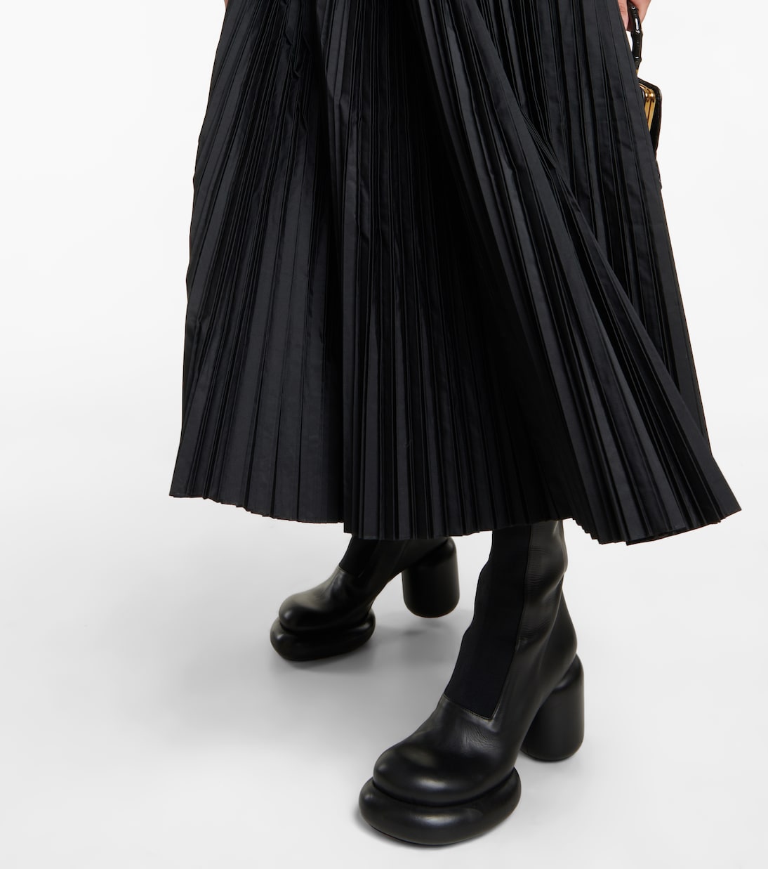 Vestido midi plisado | Jil Sander