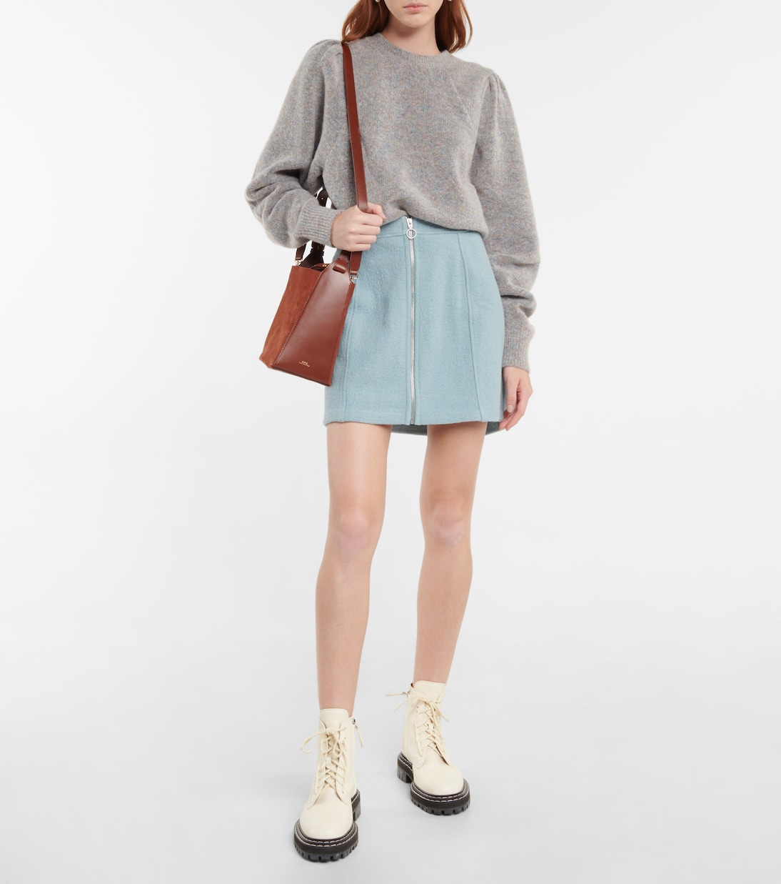 Alice boiled wool miniskirt | A.P.C.