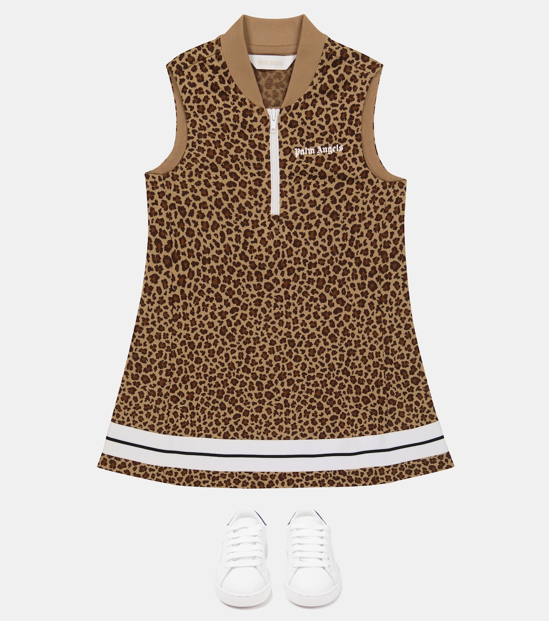 Leopard-print dress | Palm Angels Kids