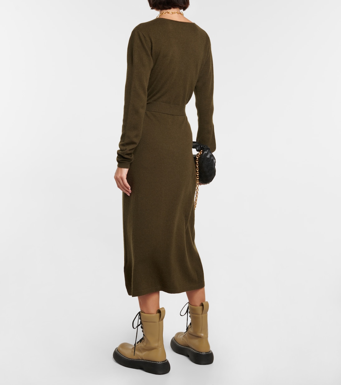 Wickelkleid aus Wolle und Kaschmir | Jardin des Orangers