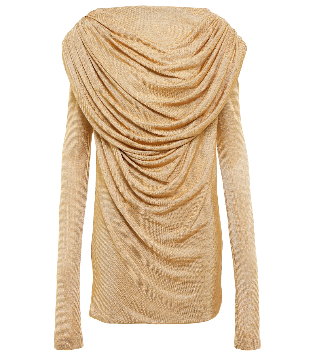 Taiden draped metallic mini dress | Khaite