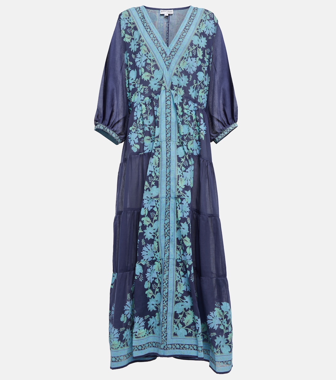 Bedrucktes Maxikleid aus Baumwolle | Juliet Dunn