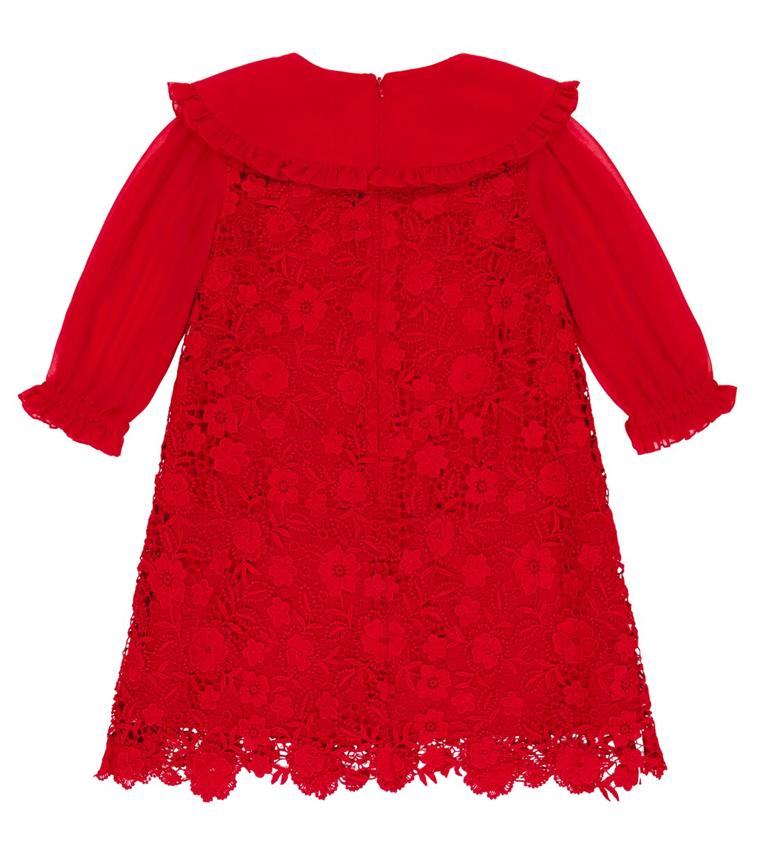 Verziertes Kleid aus Guipure-Spitze | Self-Portrait Kids