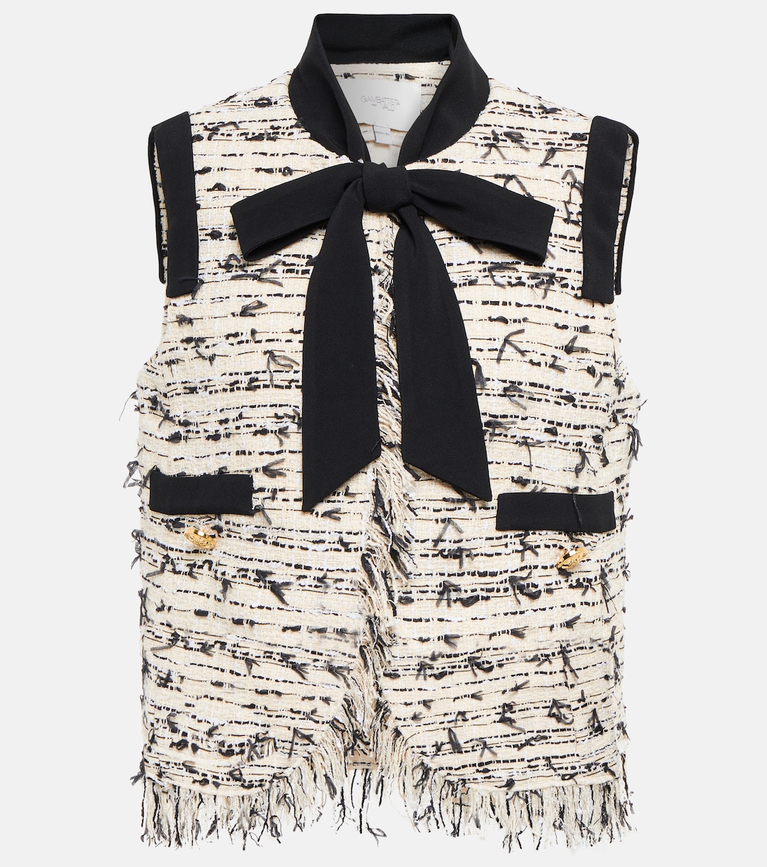 Giacca in tweed con frange | Giambattista Valli