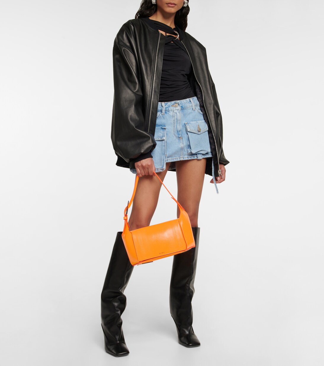 Borsa a spalla 7/7 Small in pelle | The Attico