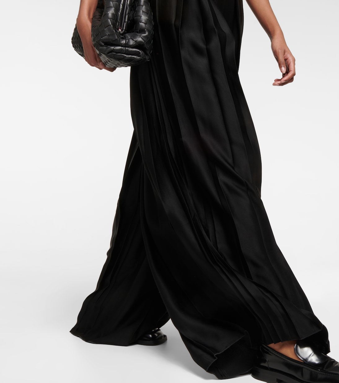Pantalon ample Barlow en satin | Joseph