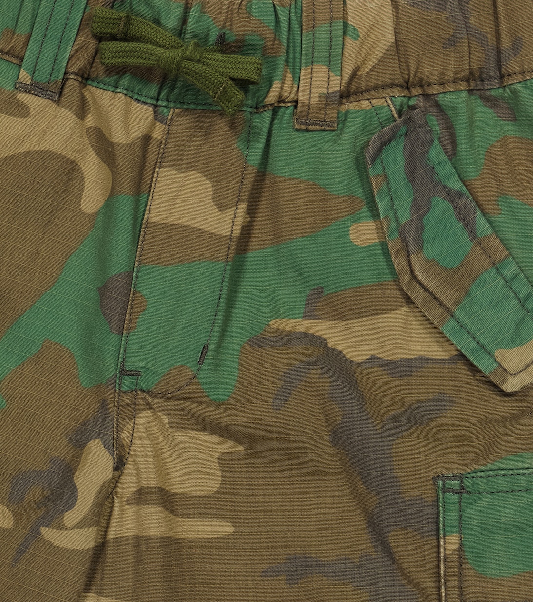 Camouflage cotton cargo shorts | Polo Ralph Lauren Kids