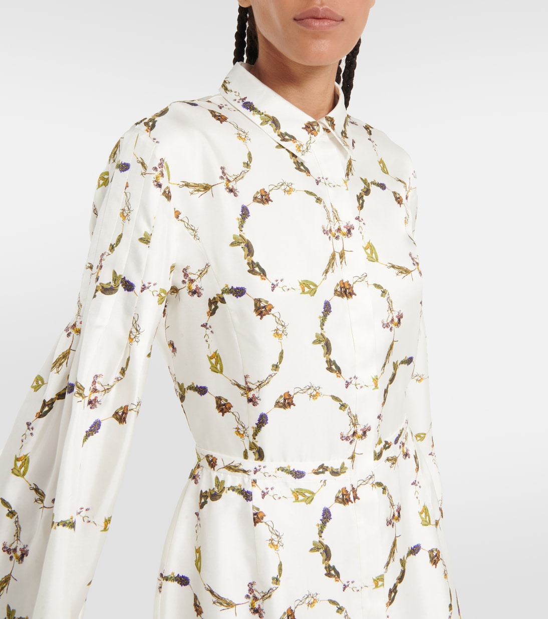 Mauri printed silk twill maxi dress | Gabriela Hearst