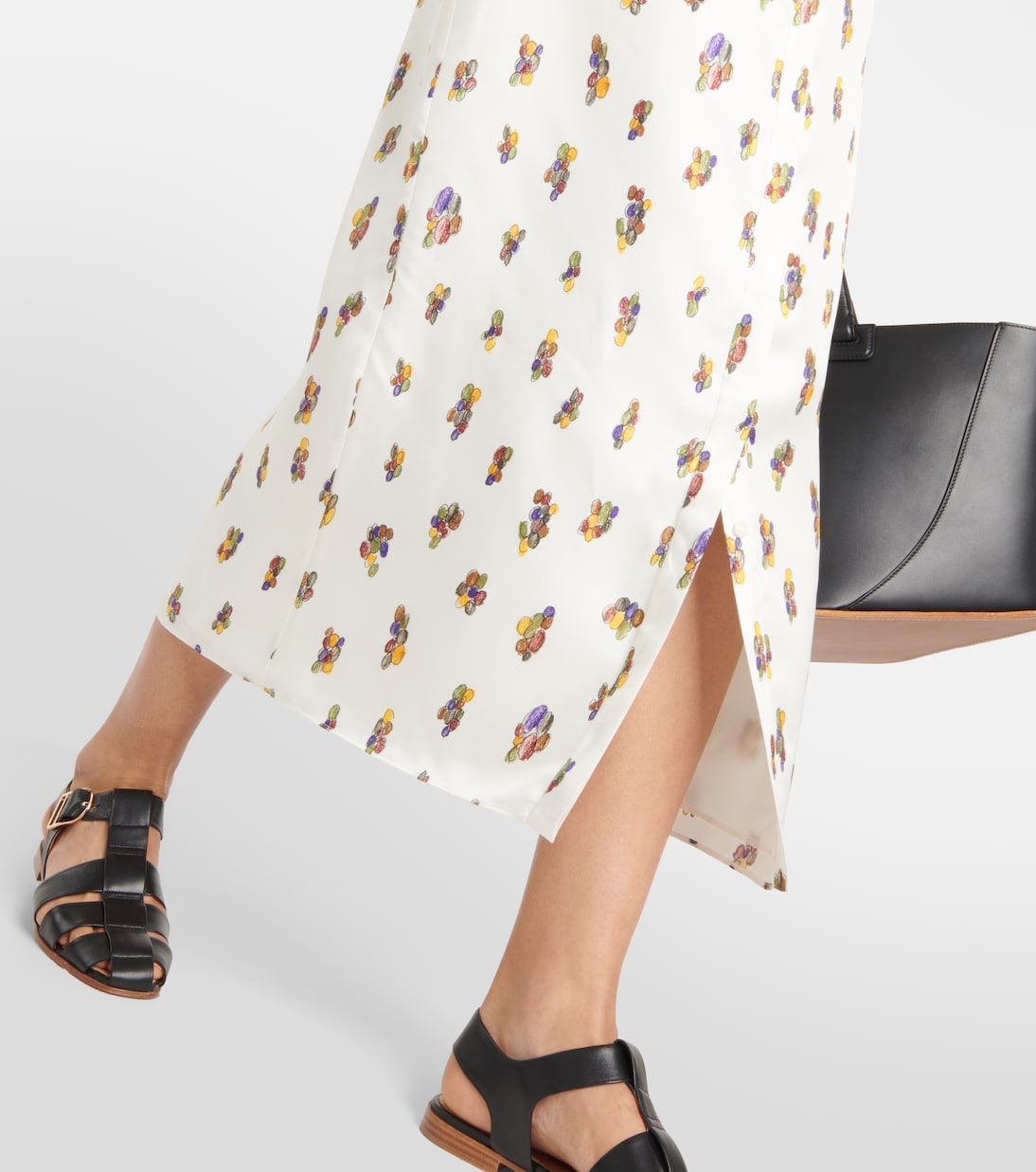 Mauri printed silk twill maxi dress | Gabriela Hearst