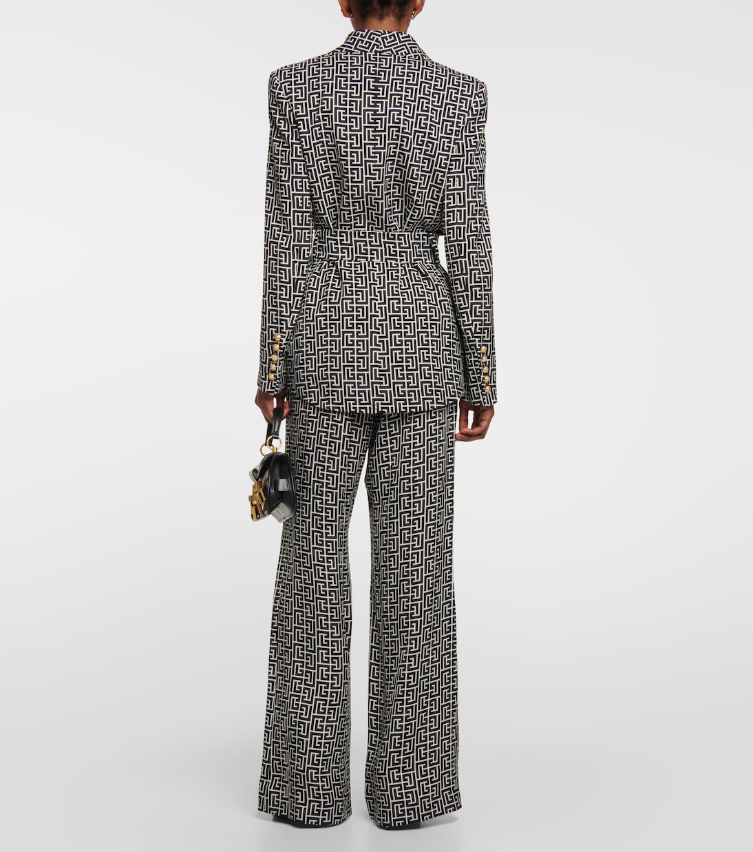 Double-breasted monogram jacket | Balmain
