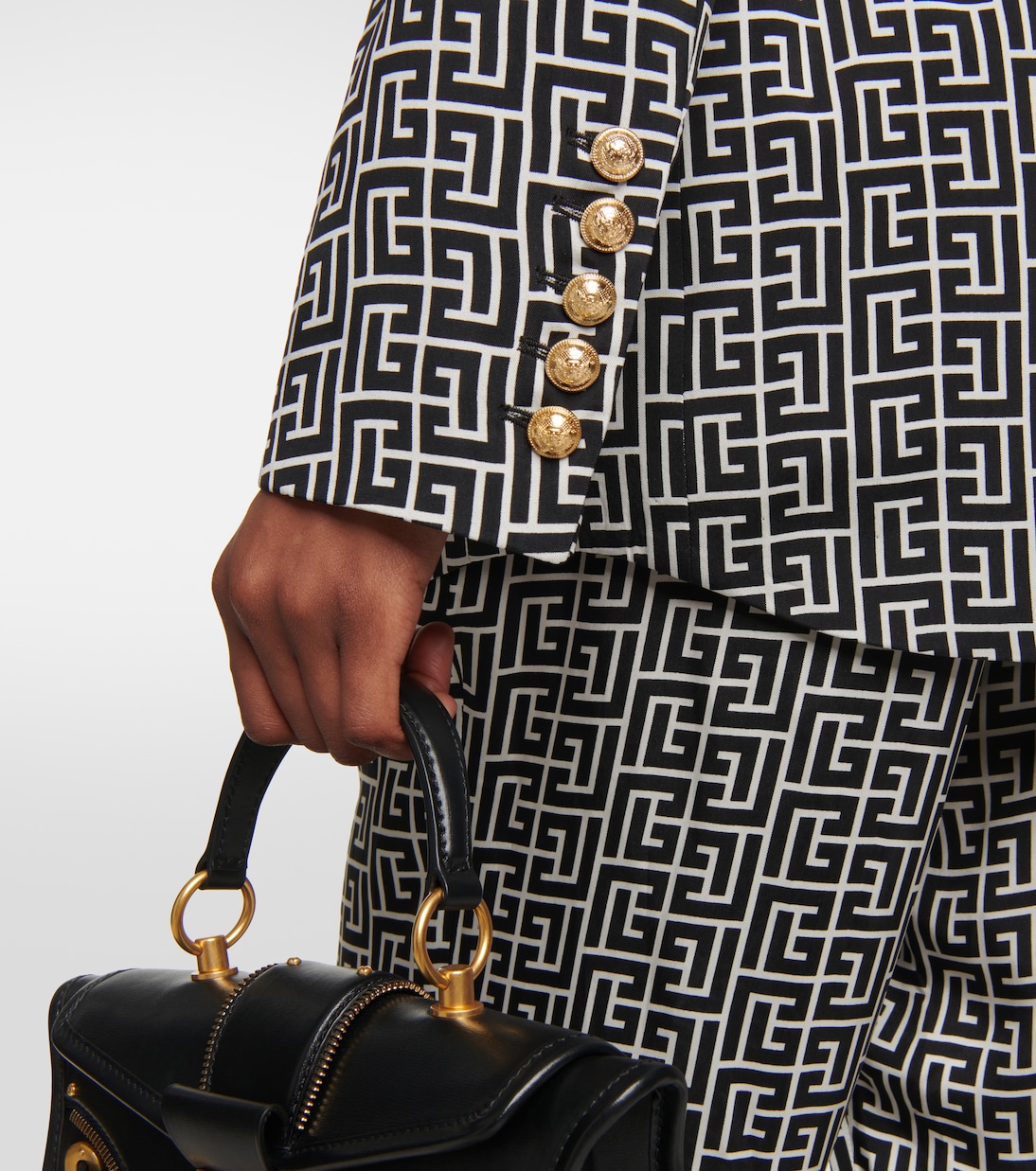 Double-breasted monogram jacket | Balmain