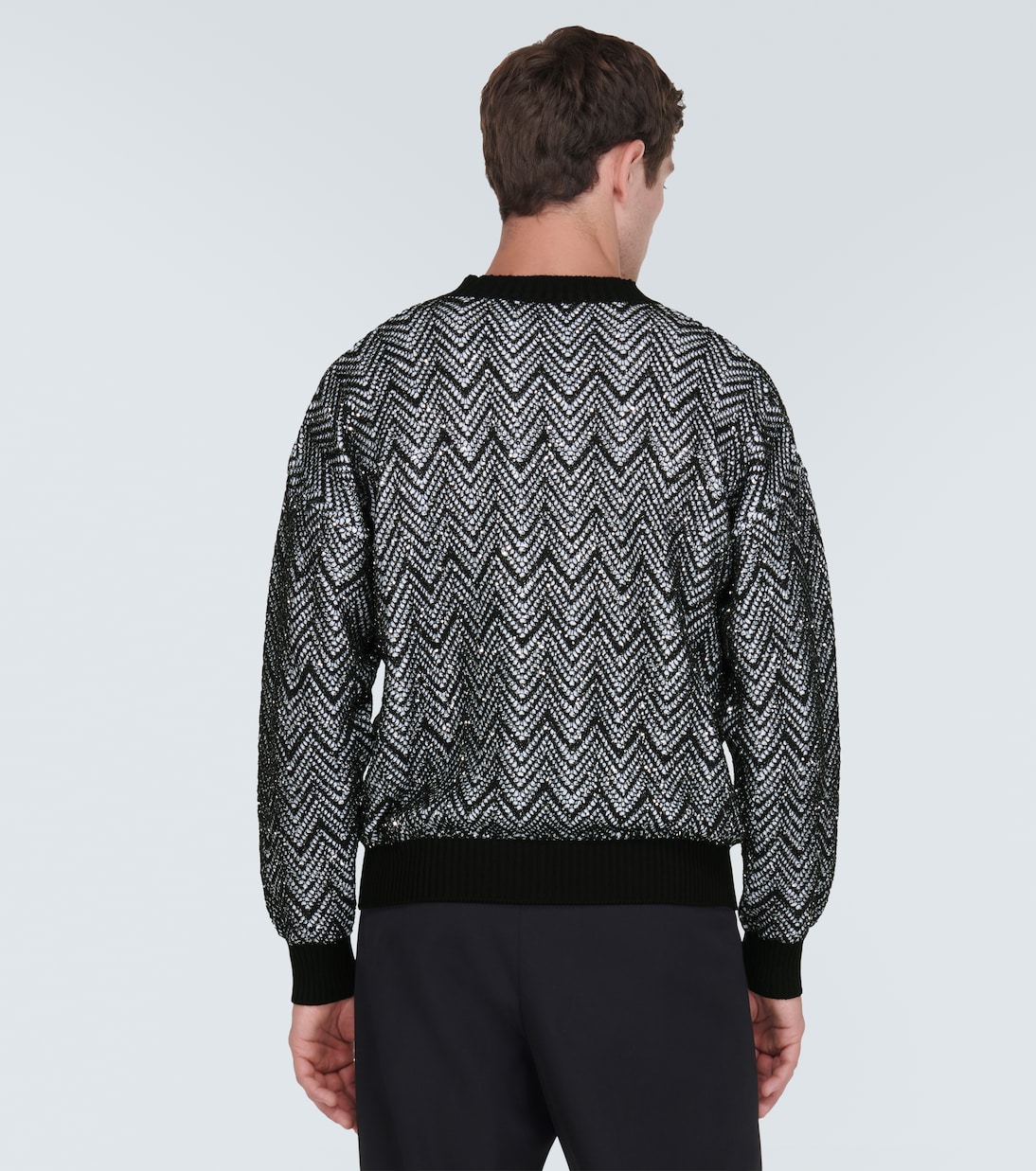 Cárdigan de mezcla de lana con zigzag | Missoni