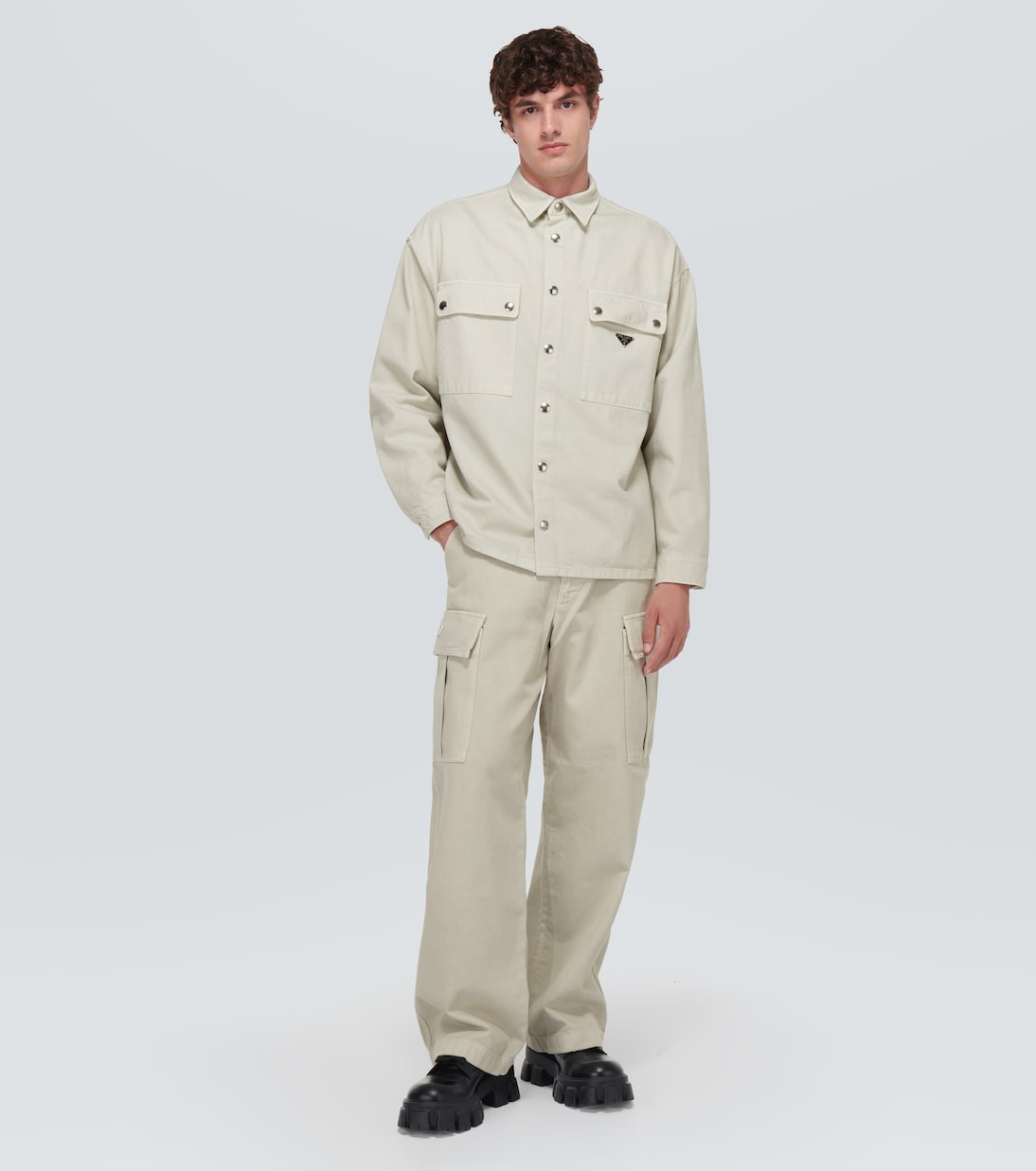 Denim overshirt | Prada
