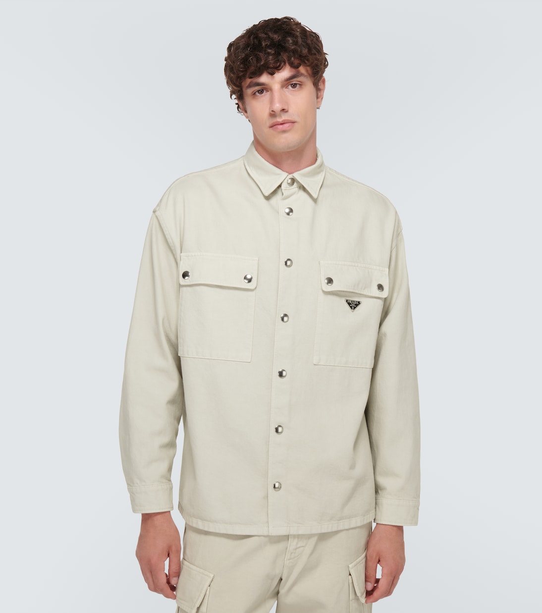 Denim overshirt | Prada