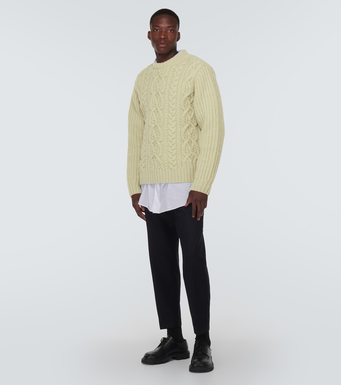 Pullover in lana a trecce | Dries Van Noten