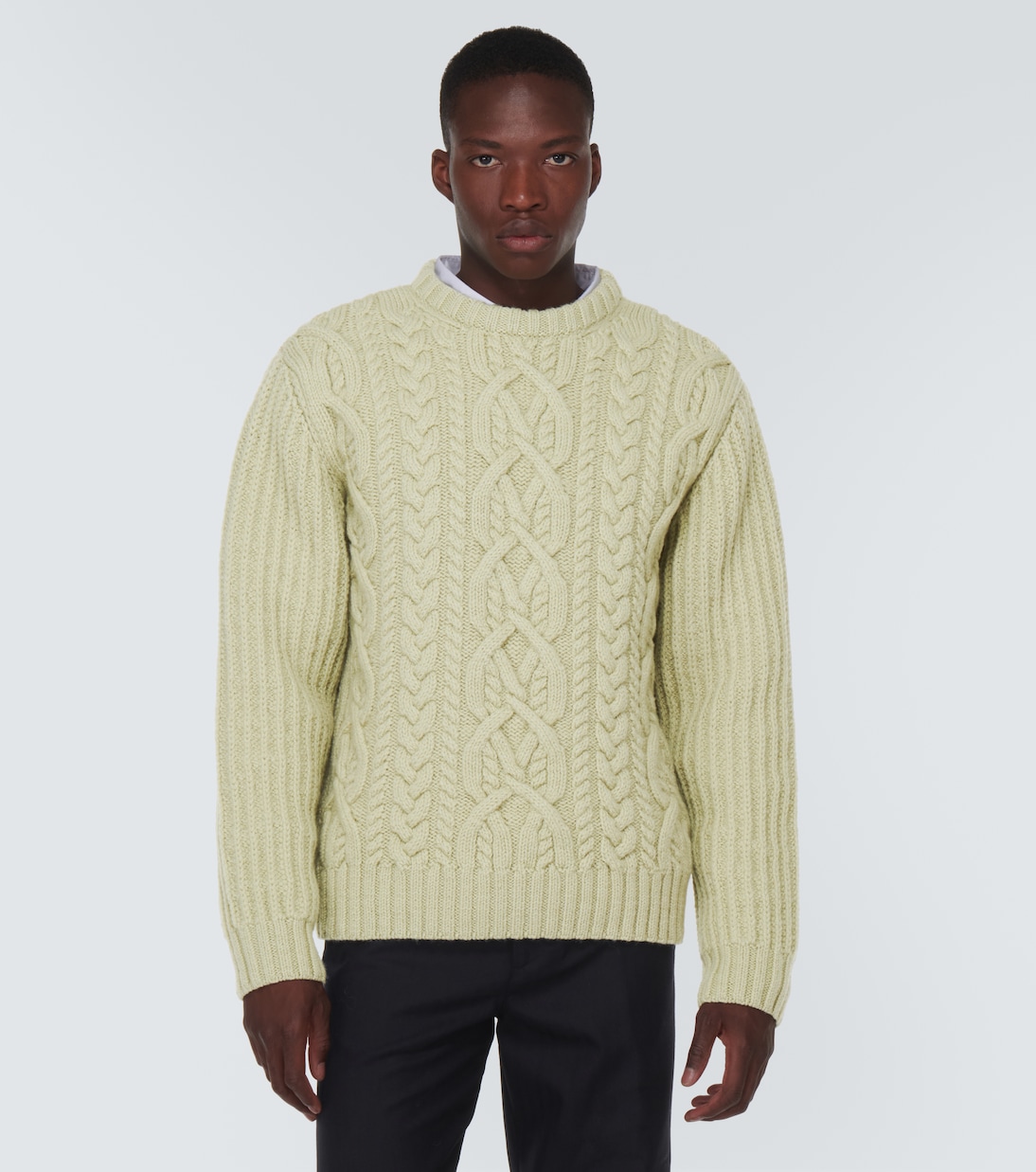 Pullover in lana a trecce | Dries Van Noten