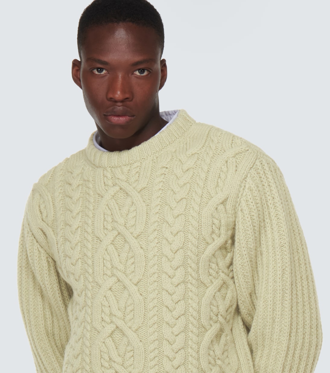 Pullover in lana a trecce | Dries Van Noten