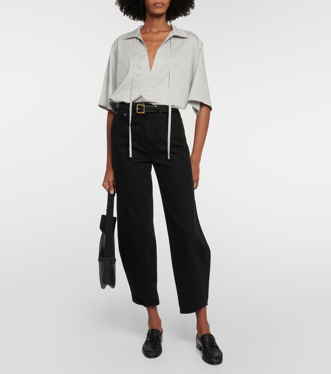 Top de algodón anudado en el cuello | Toteme