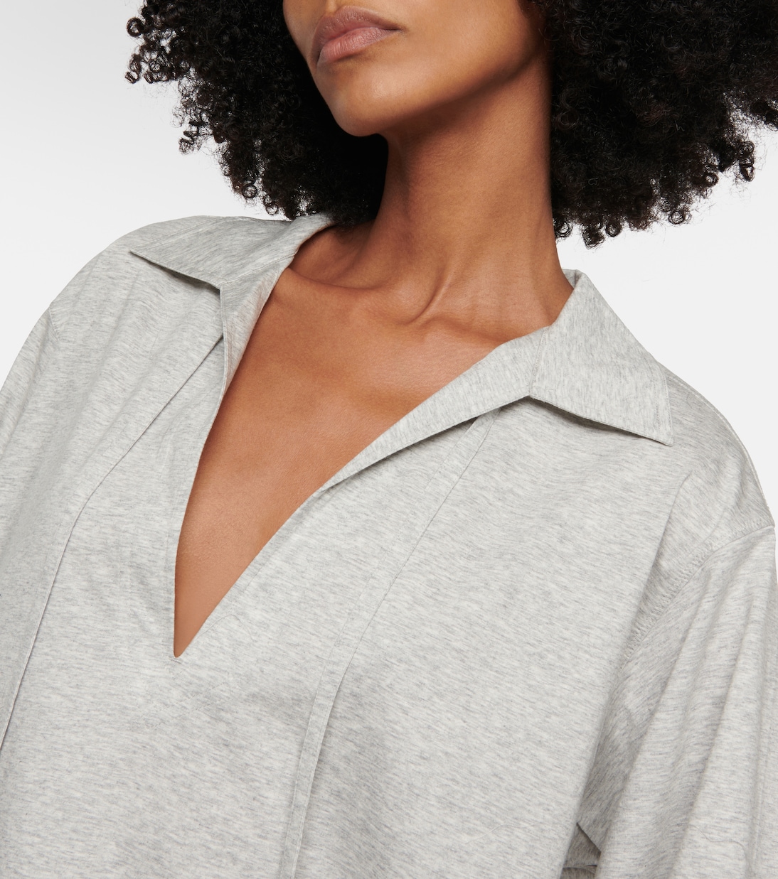 Top de algodón anudado en el cuello | Toteme