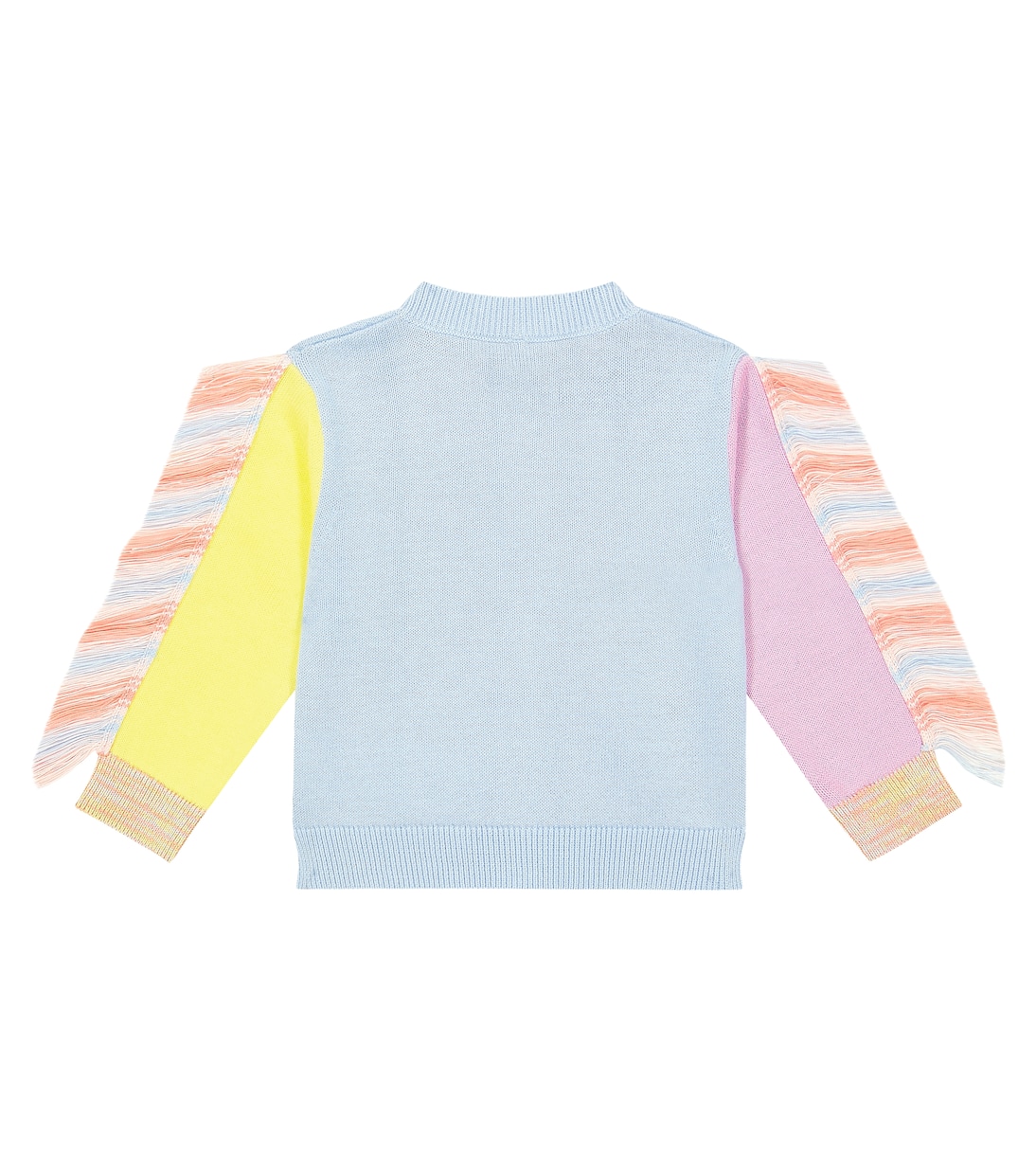 Baby - Cardigan in cotone con volant | Stella McCartney Kids