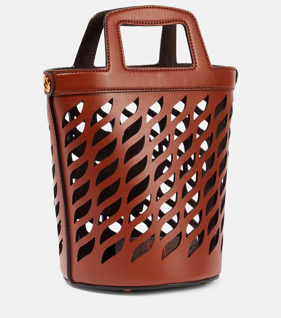 Sac seau Secchiello Small en cuir | Etro