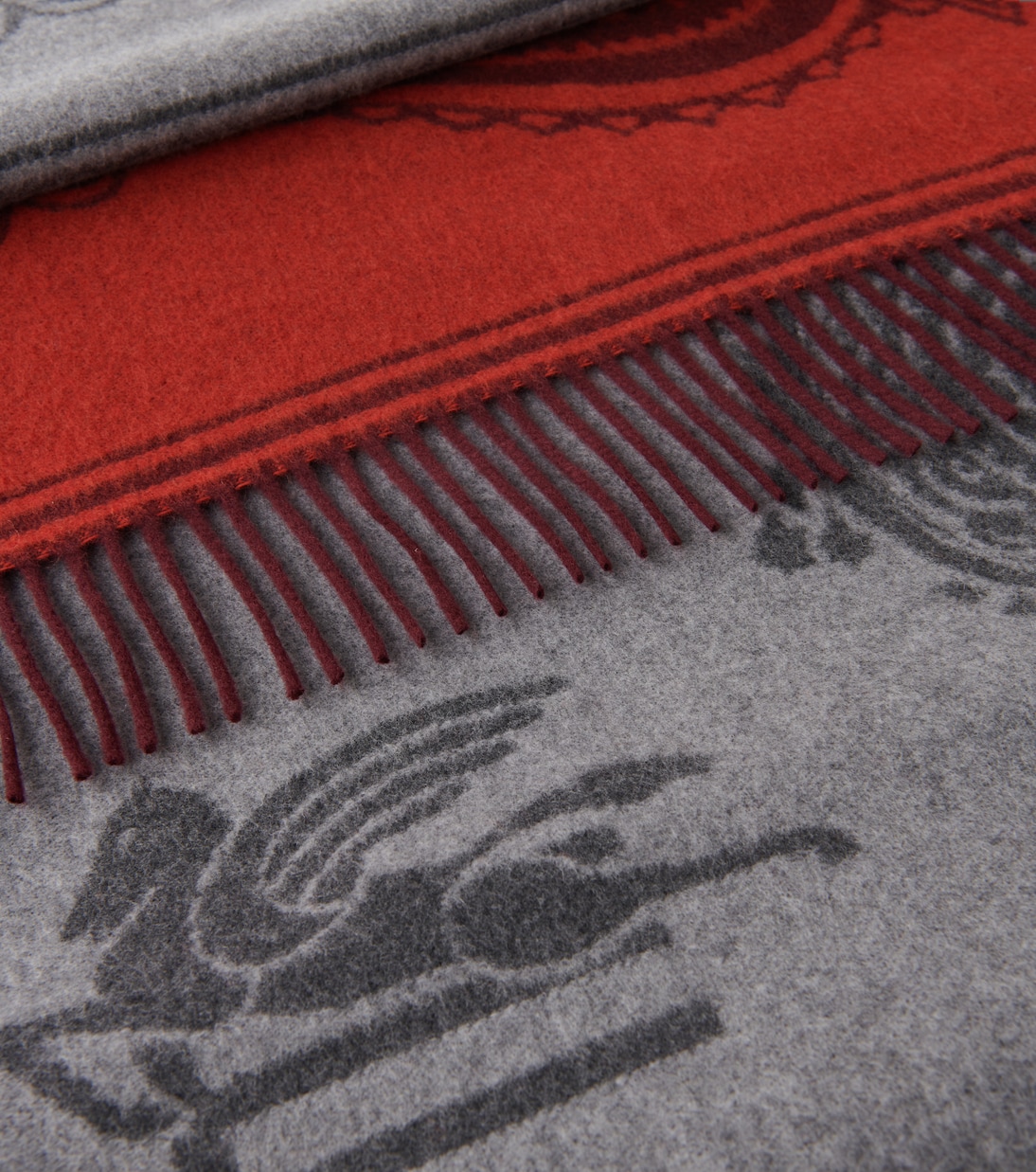 Paisley wool and cashmere blanket  | Etro
