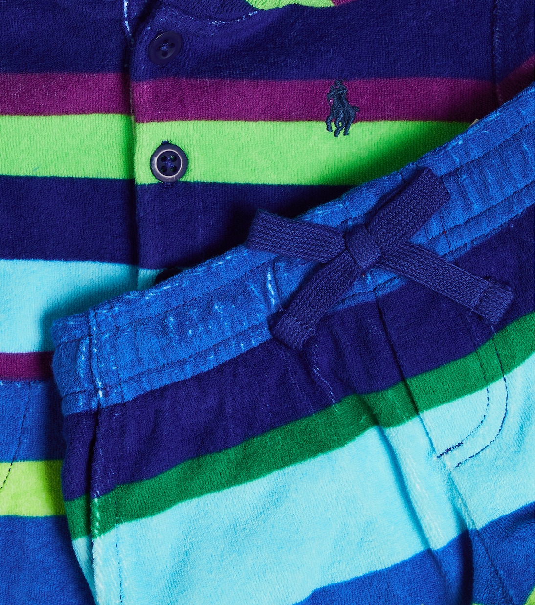 Baby - Set di felpa e shorts in misto cotone | Polo Ralph Lauren Kids
