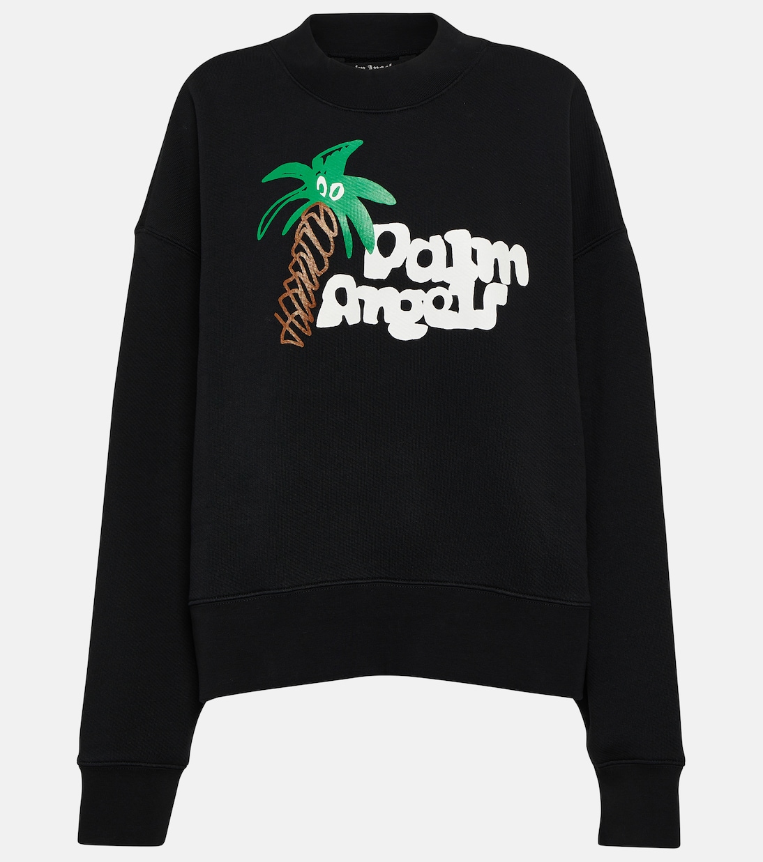 Felpa in cotone con stampa | Palm Angels