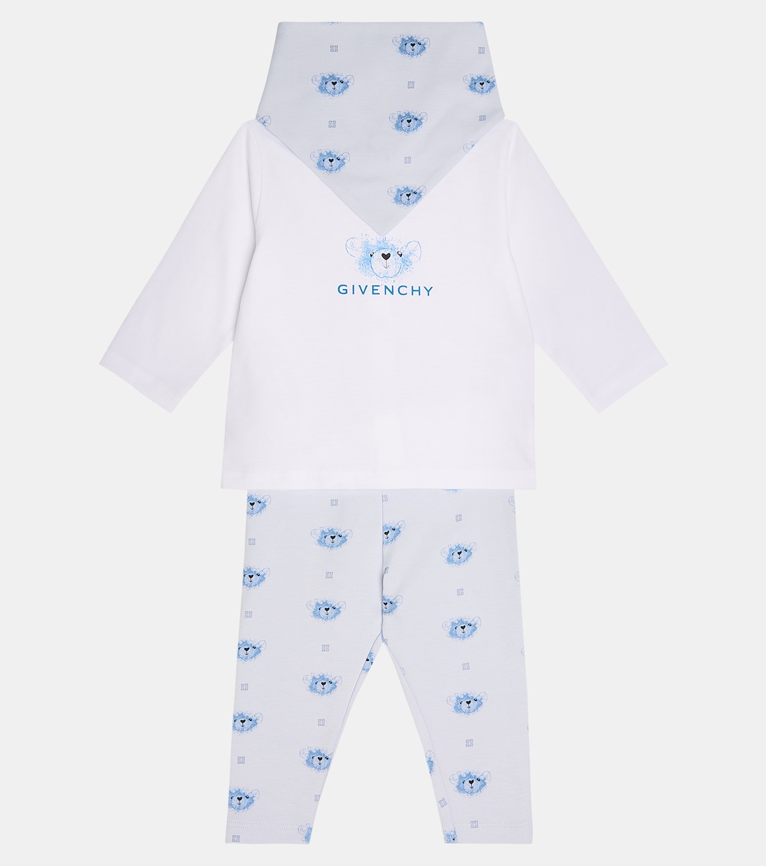 Bebé - set de babero, camiseta y leggings de algodón | Givenchy Kids