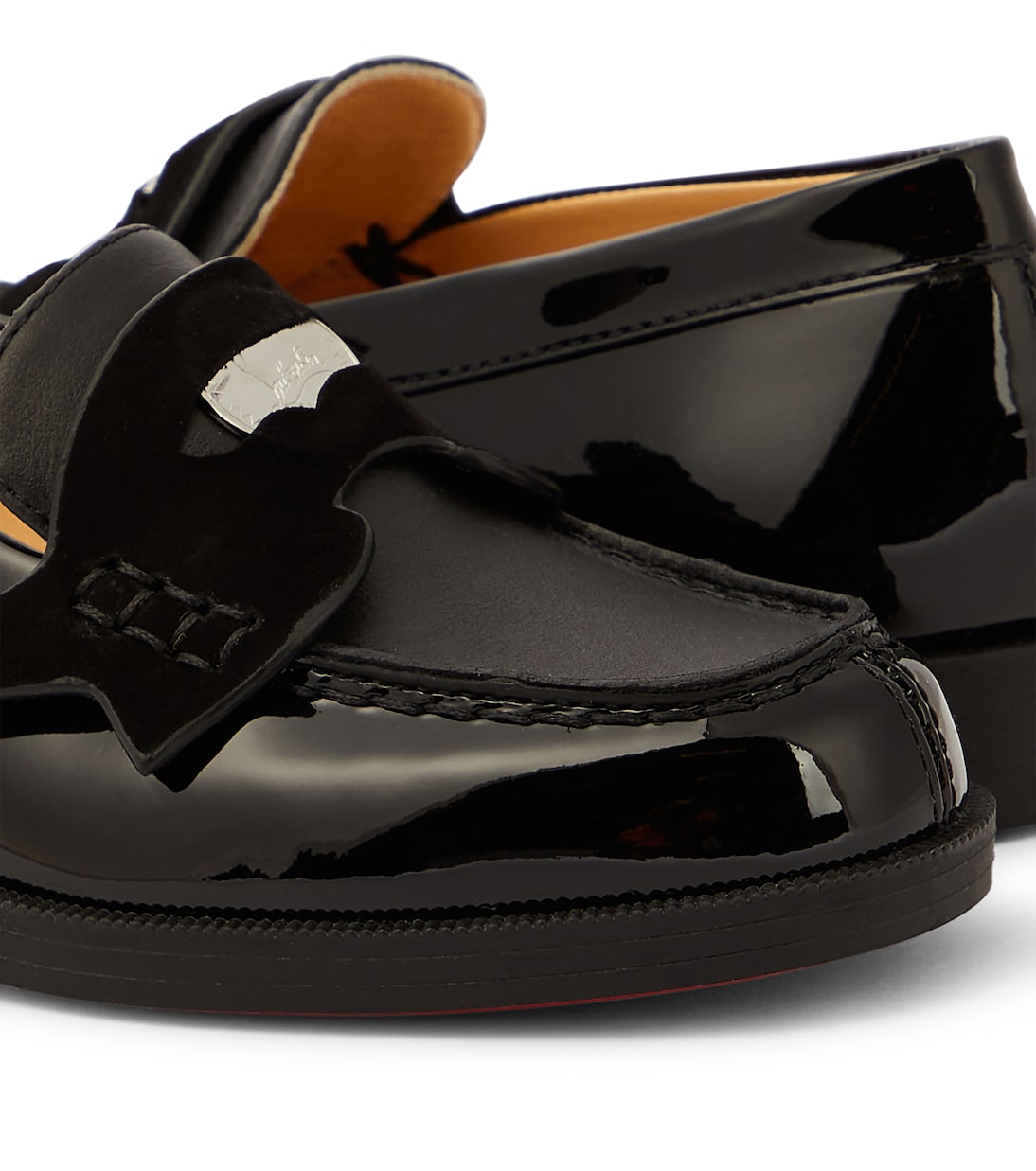 Mini Penny patent leather loafers | Christian Louboutin Kids