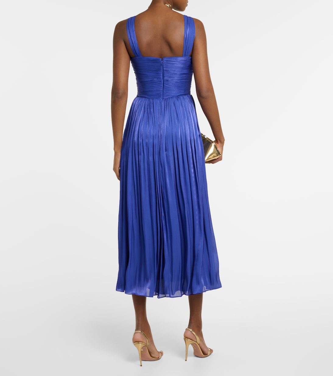 Vestido midi Cavana de lúrex | Costarellos