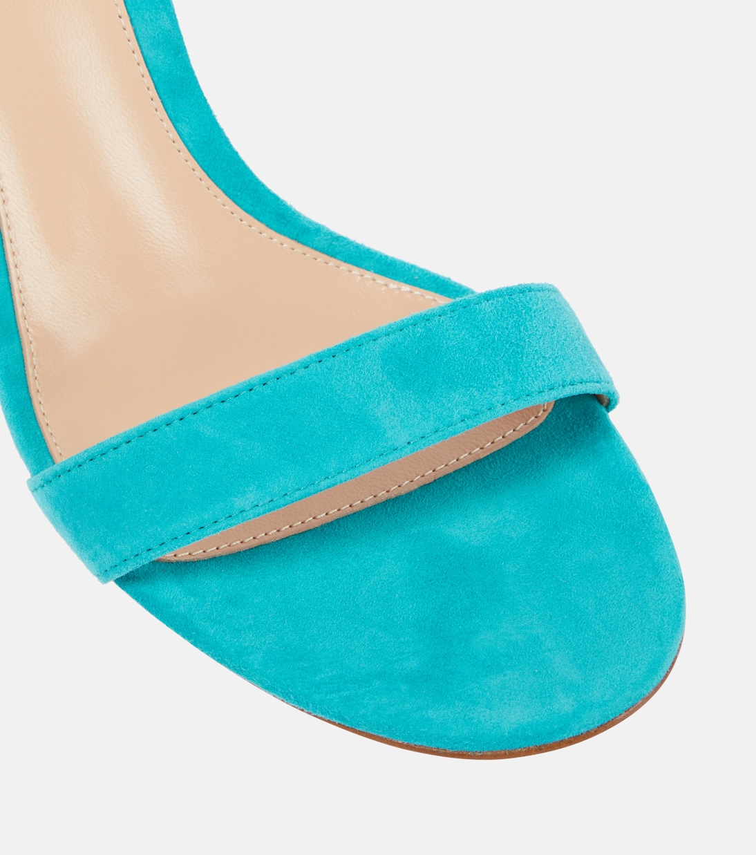 Sandalen Portofino 85 aus Veloursleder | Gianvito Rossi