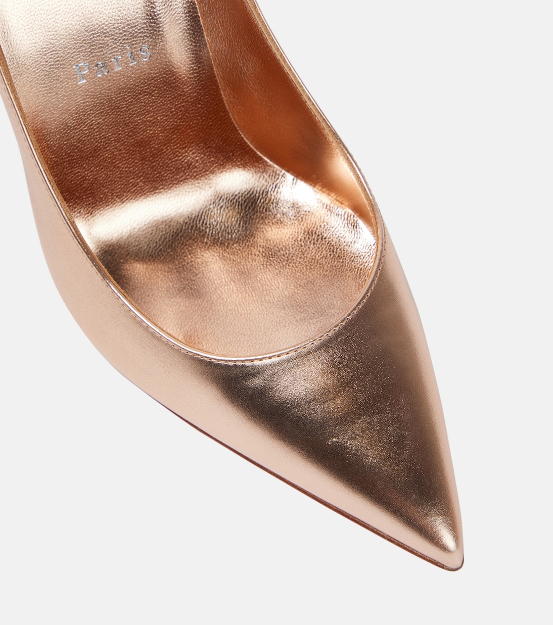 Kate 100 metallic leather pumps | Christian Louboutin