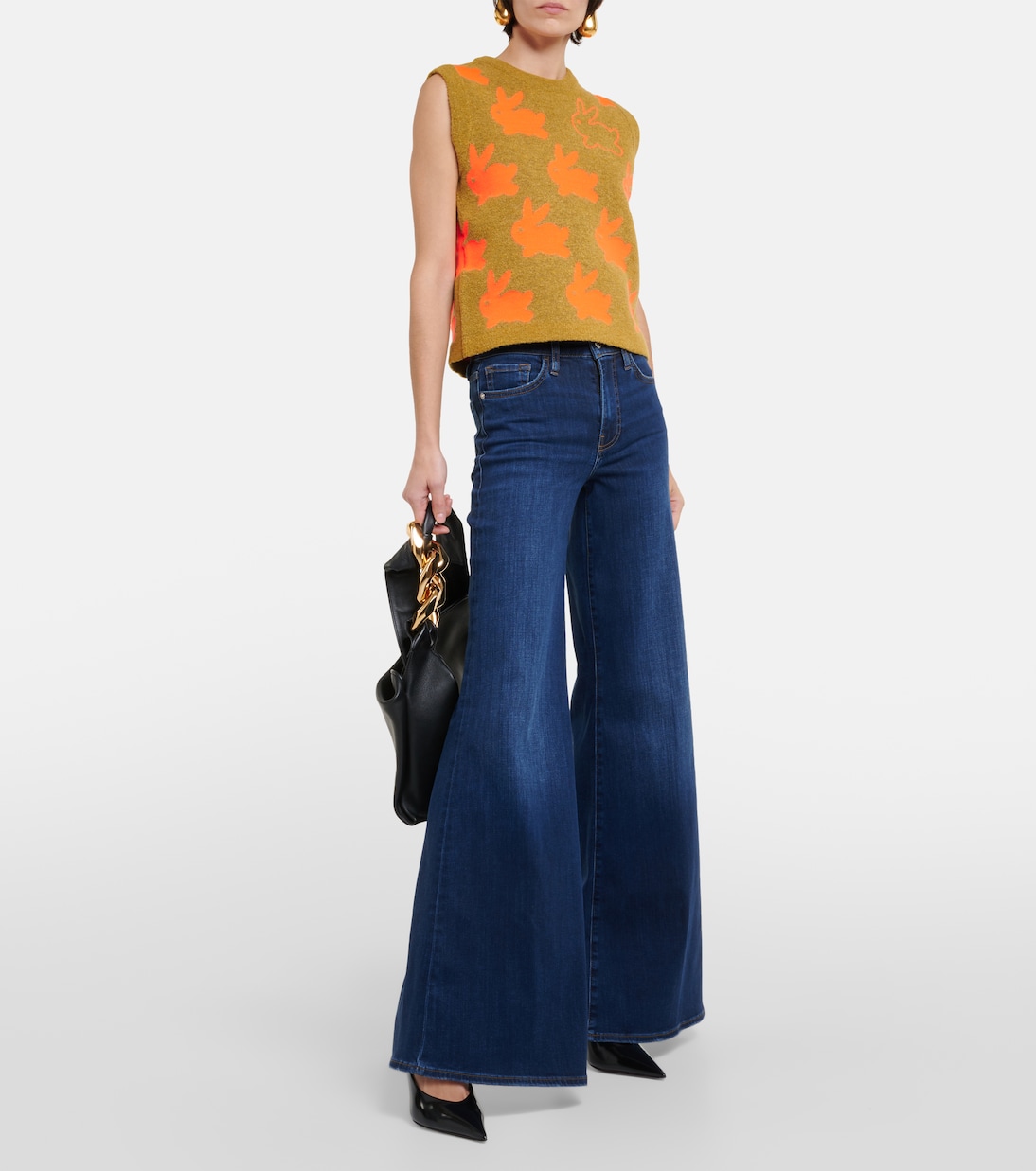 Jeans flared Le Palazzo a vita alta | Frame