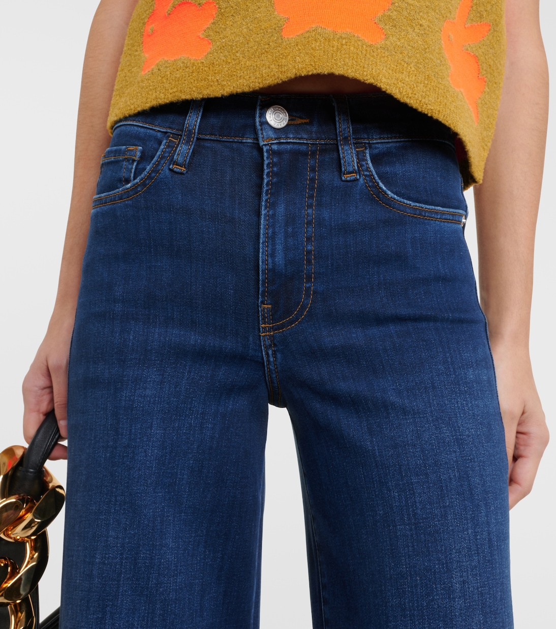 Jeans flared Le Palazzo a vita alta | Frame