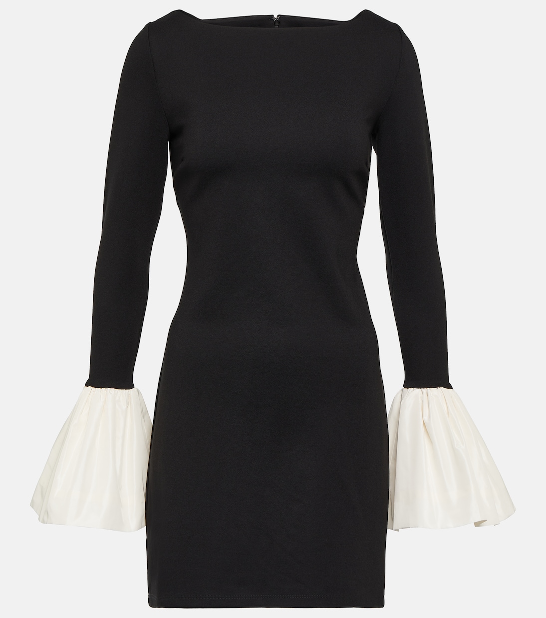 Vestido Corto con Detalles en Tafetán de la Colección Staud Hawthorne