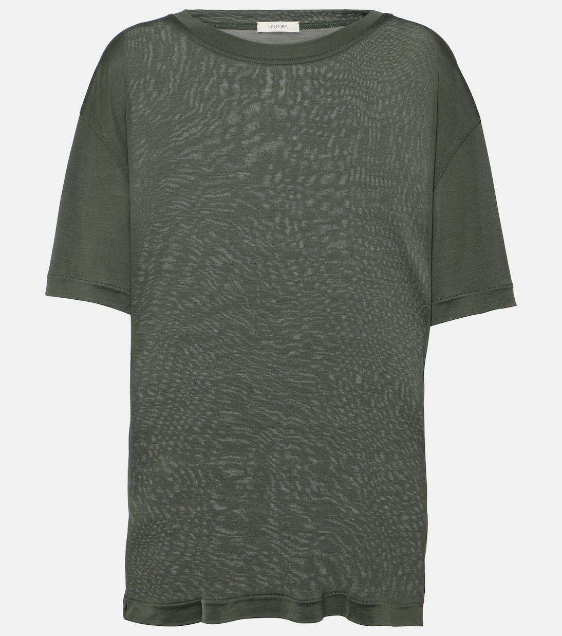 T-shirt in jersey di seta | Lemaire