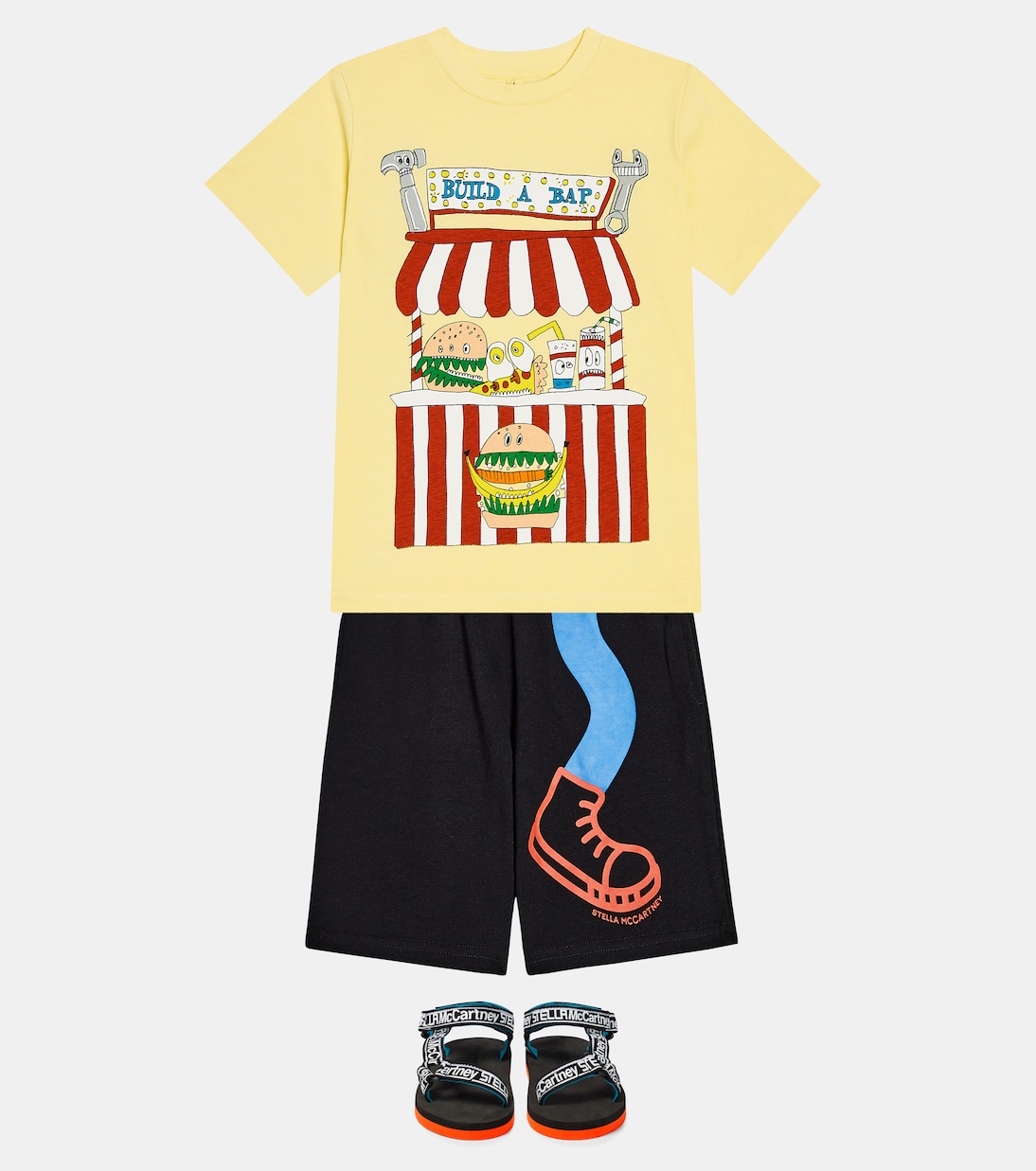 Camiseta de algodón estampada | Stella McCartney Kids