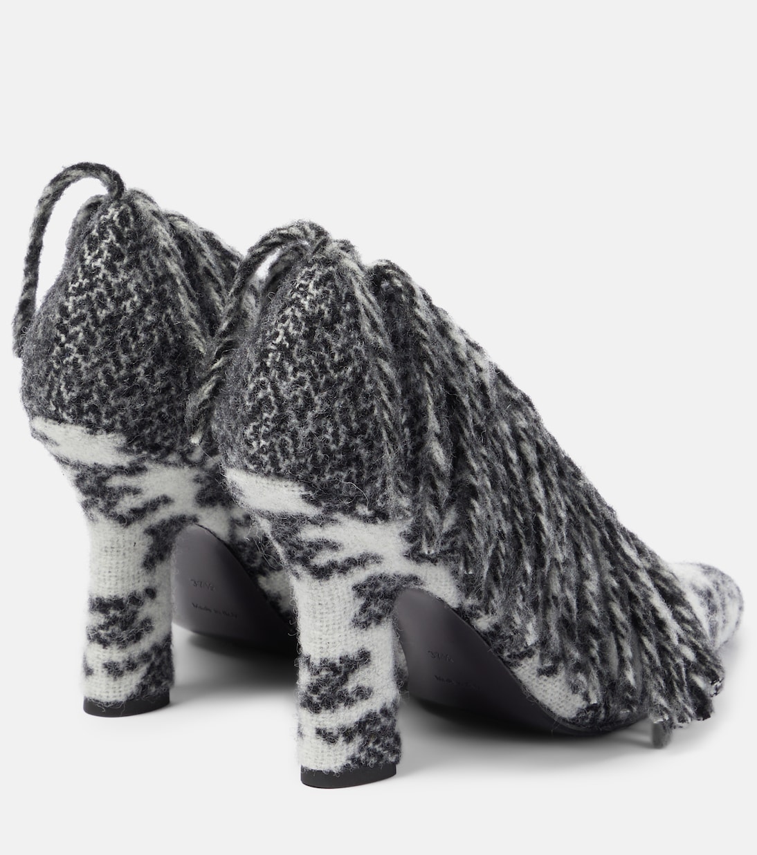 Sweep 100 fringed wool pumps | Burberry