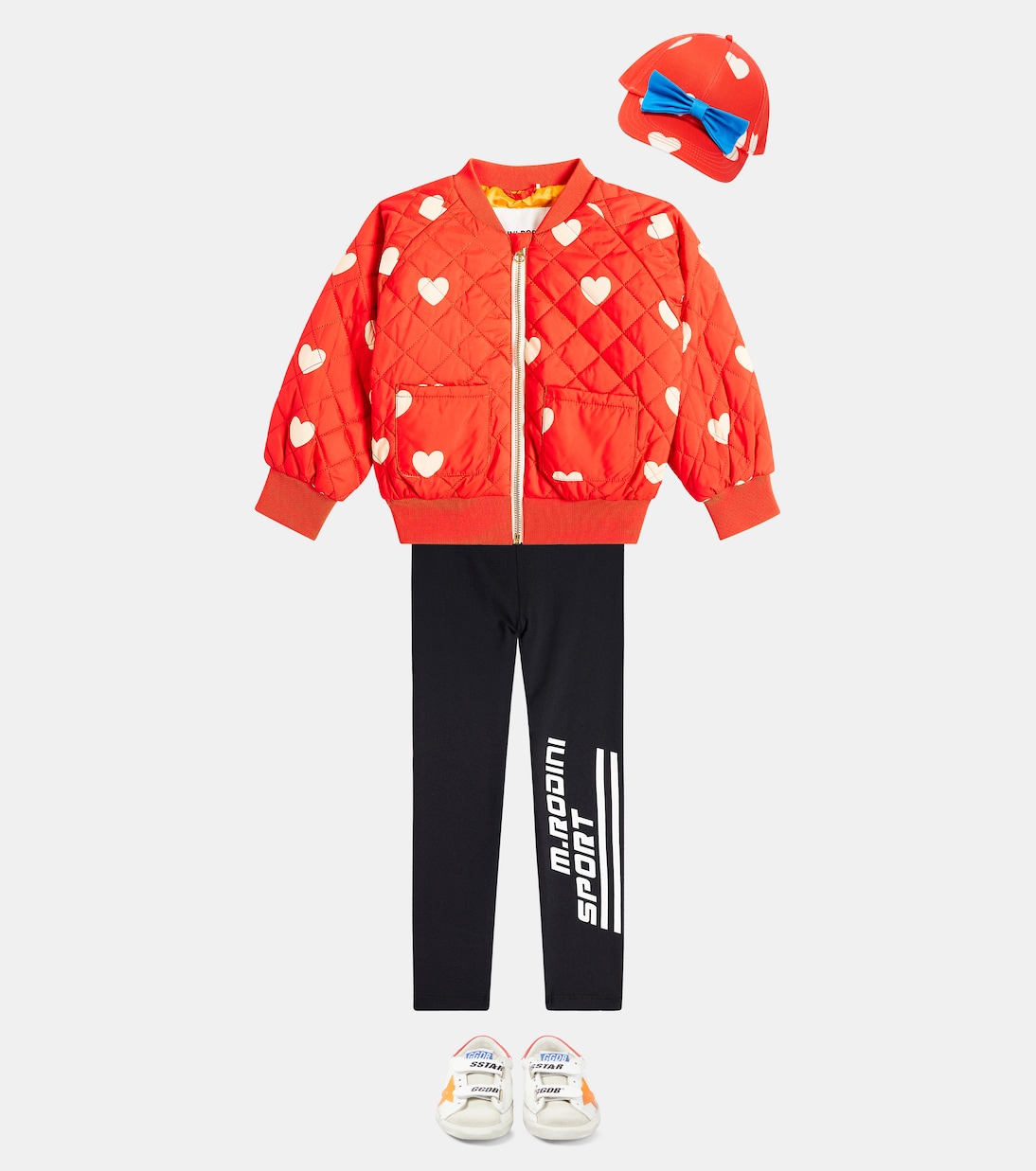 Baseballcap Hearts aus Baumwolle | Mini Rodini