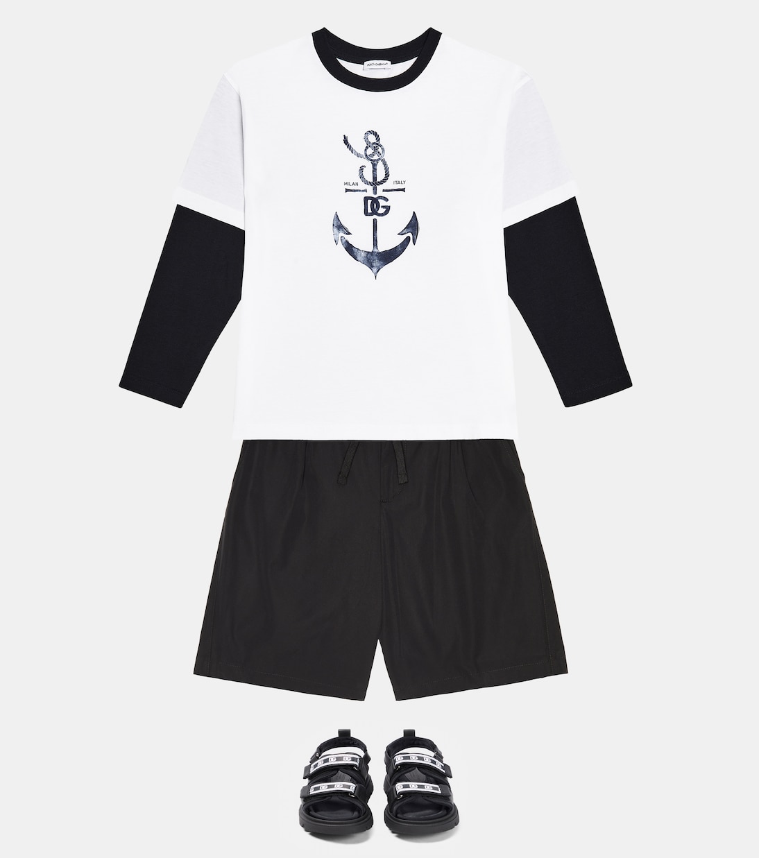 Camiseta en jersey de algodón estampada | Dolce&Gabbana Kids