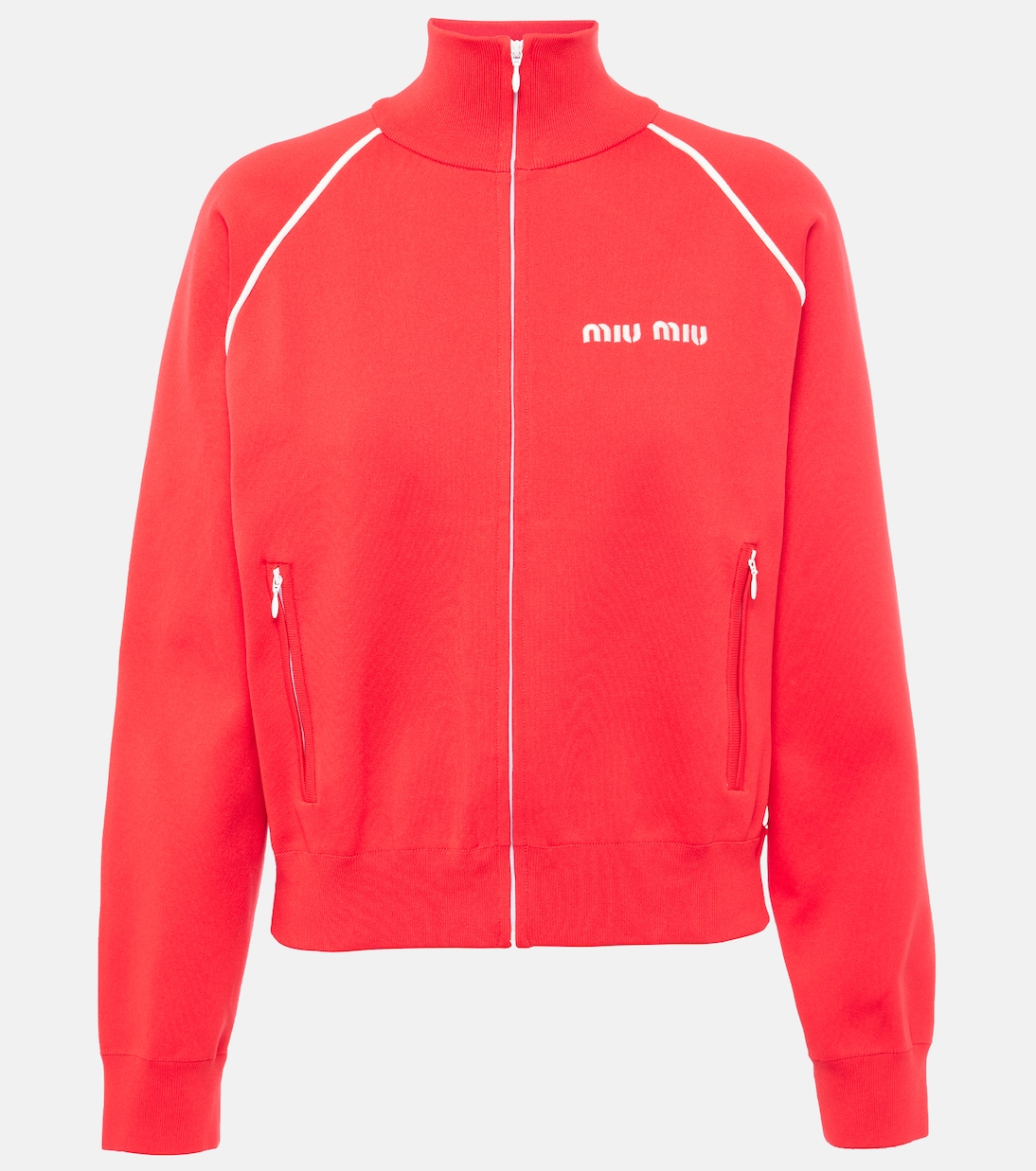Trainingsjacke aus Fleece | Miu Miu