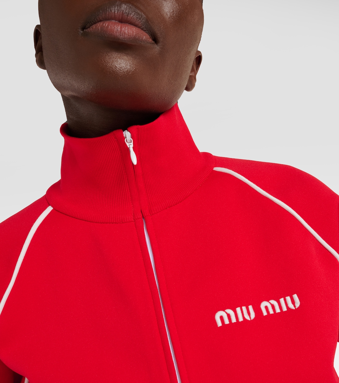 Trainingsjacke aus Fleece | Miu Miu