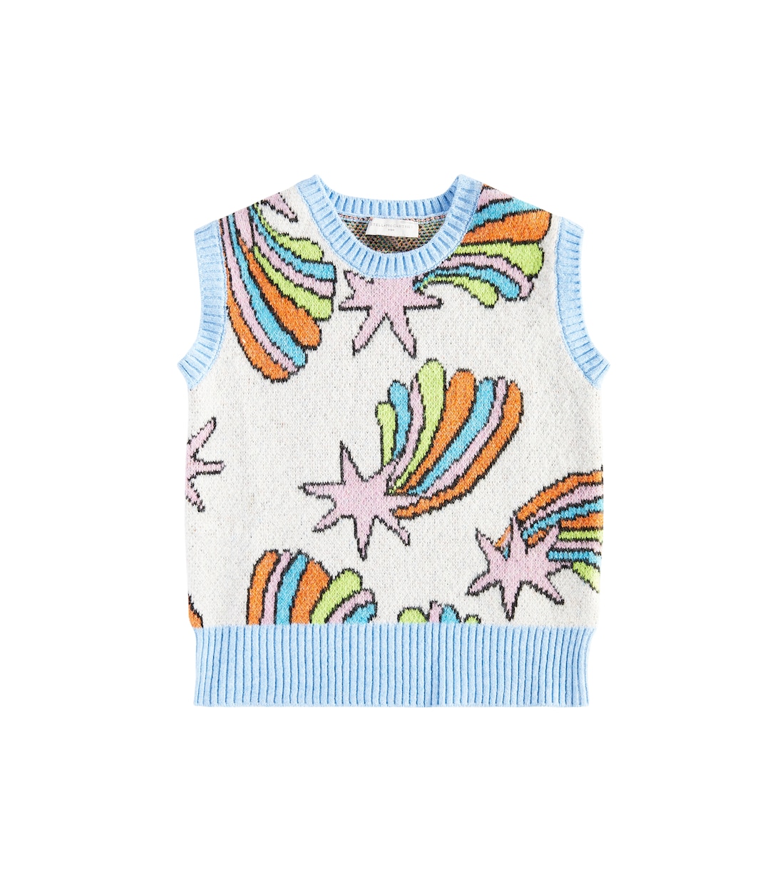 Pull sans manches intarsia | Stella McCartney Kids