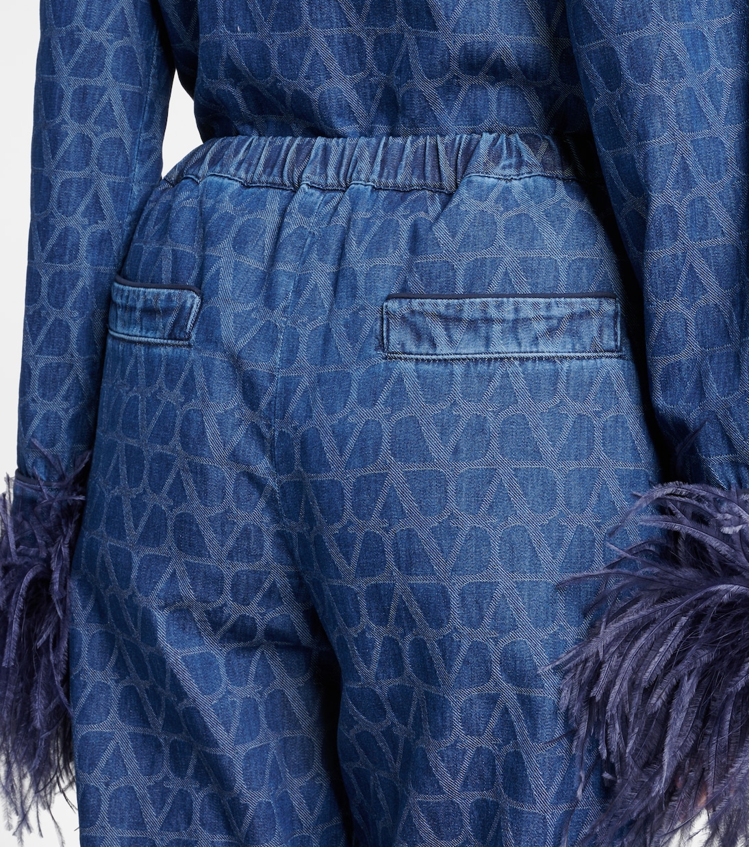 Cropped Jeans Toile Iconographe | Valentino