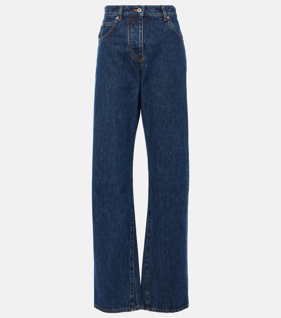 Jeans rectos de tiro alto | Ferragamo
