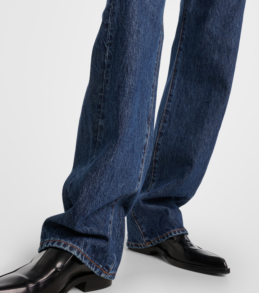 Jeans rectos de tiro alto | Ferragamo