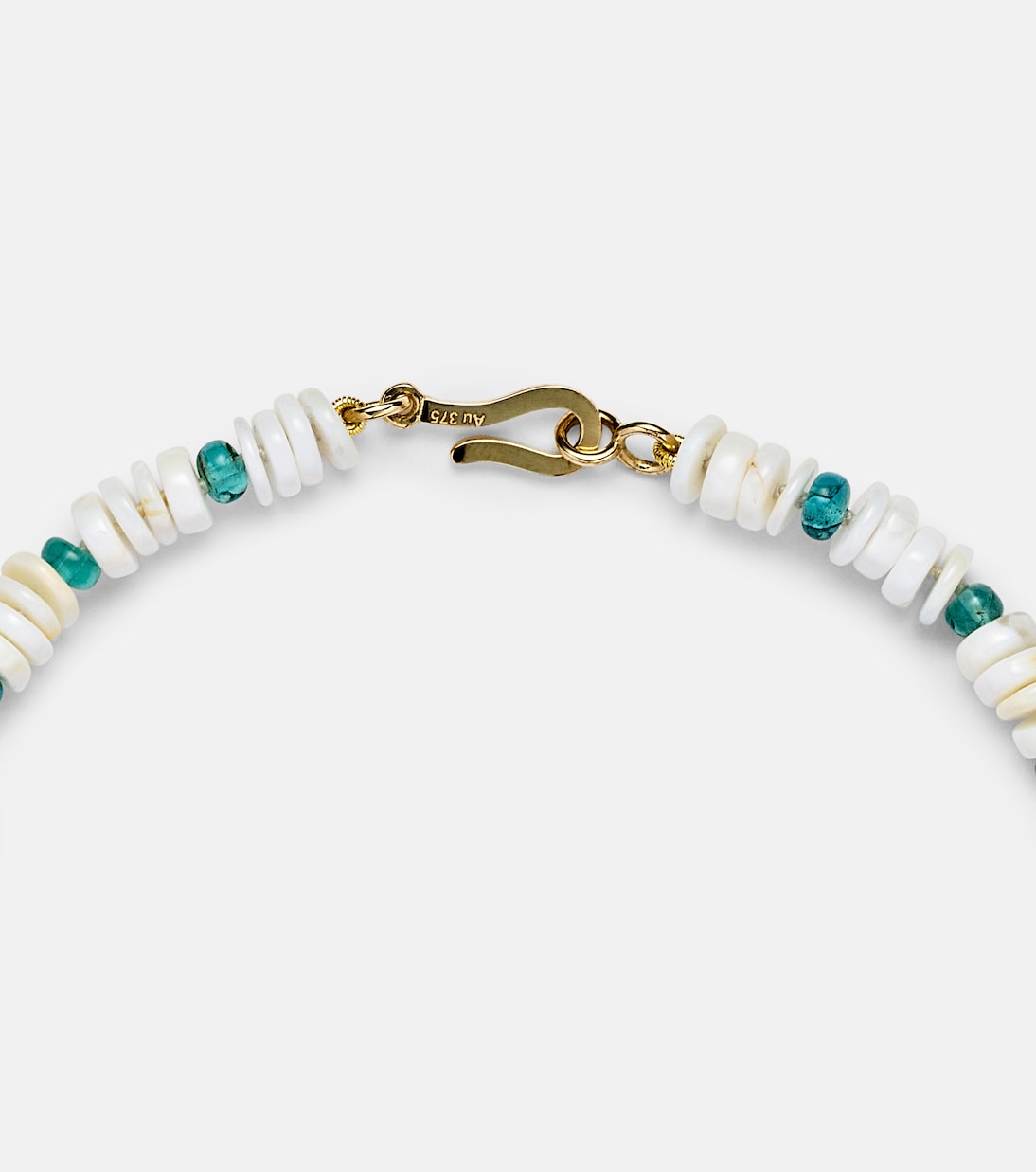 Gioiello giovanile in oro 9kt con perline, opale e apatite di Ileana Makri