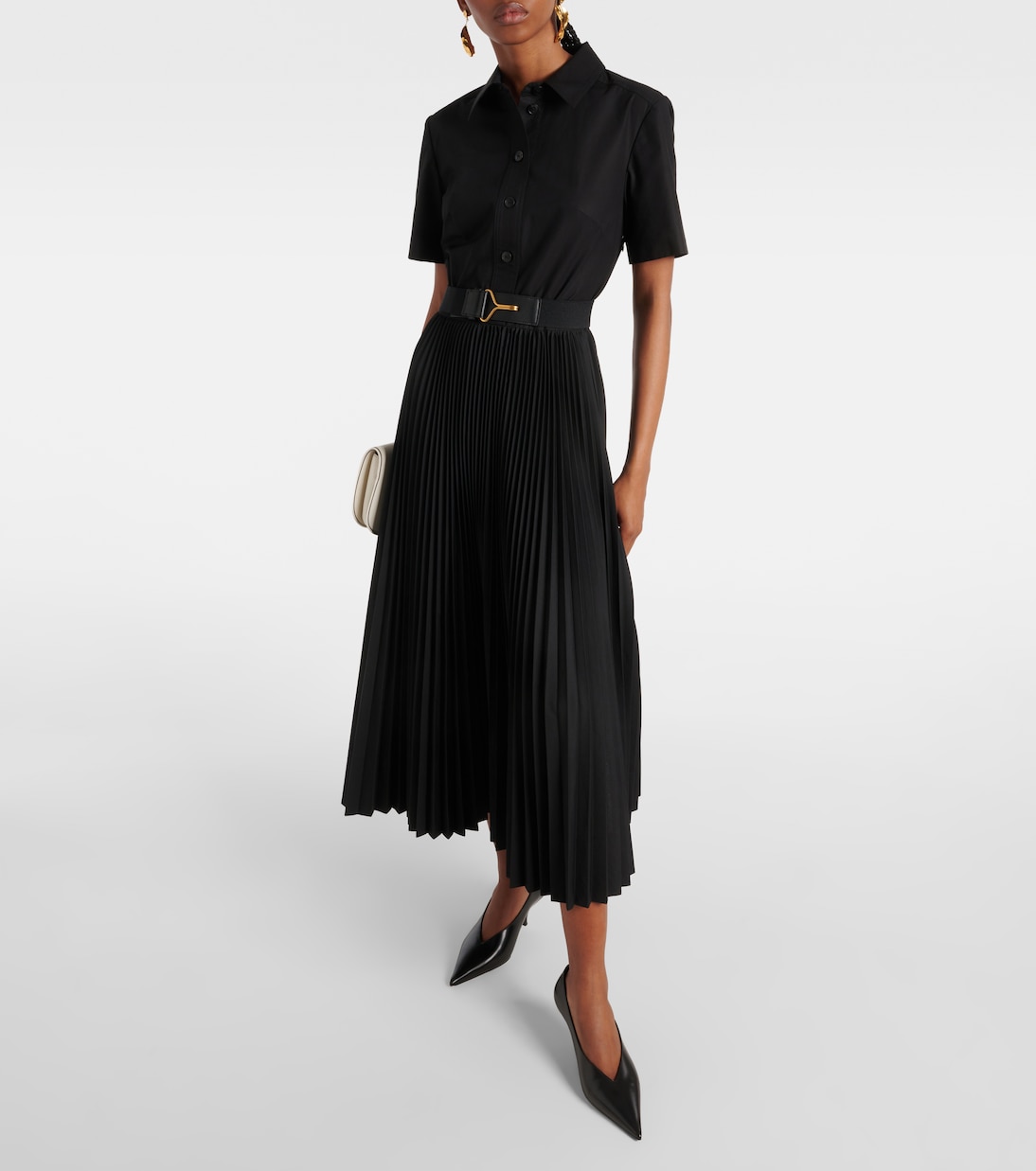 Cotton poplin midi dress | Tory Burch