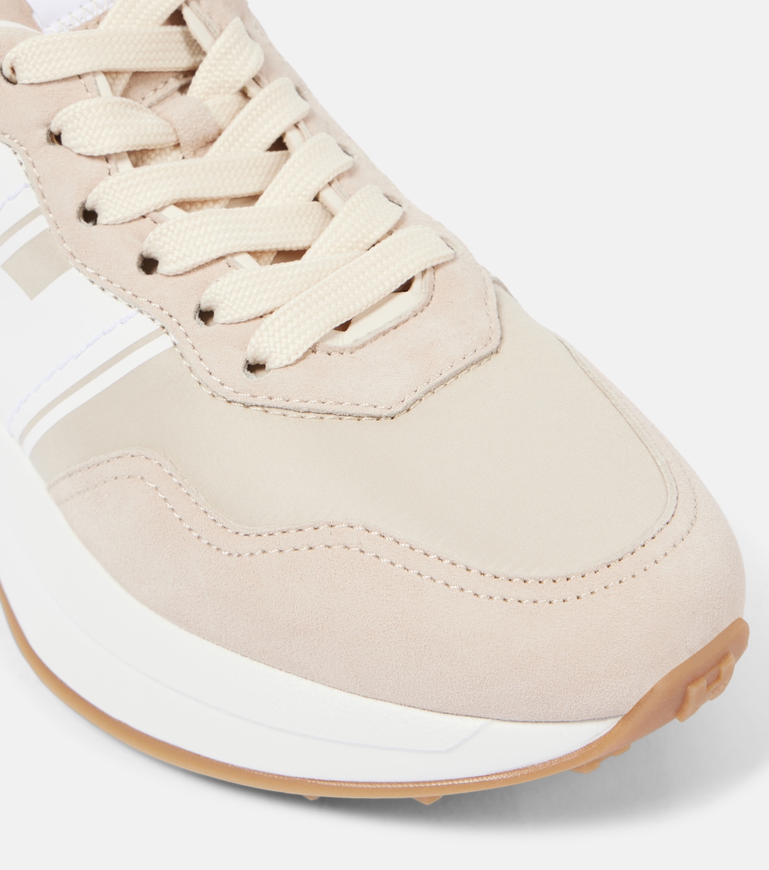 Sneakers H Patch mit Veloursleder | Hogan